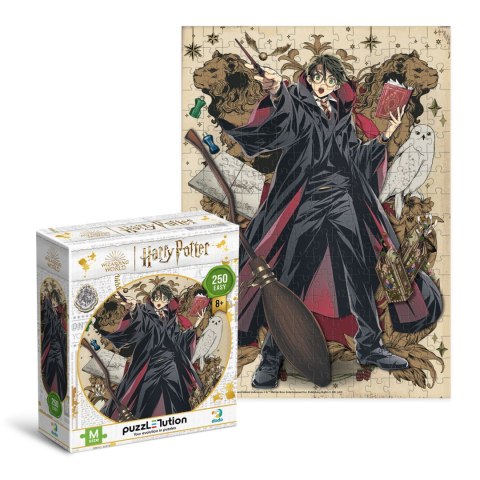 PUZZLE "HARRY POTTER" DLA CAŁEJ RODZINY WYSOKA JAKOŚĆ 250 ELEMENTÓW WIEK 8+ DODO