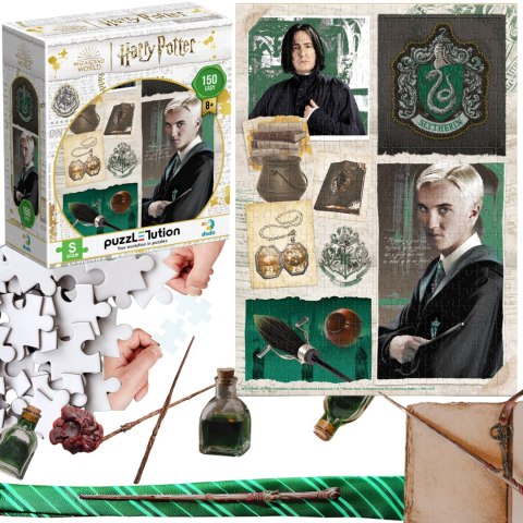 PUZZLE MOTYW "HARRY POTTER" - "DOM SLYTHERIN" DRACO SNAPE 150 ELEMENTÓW 8+ DODO