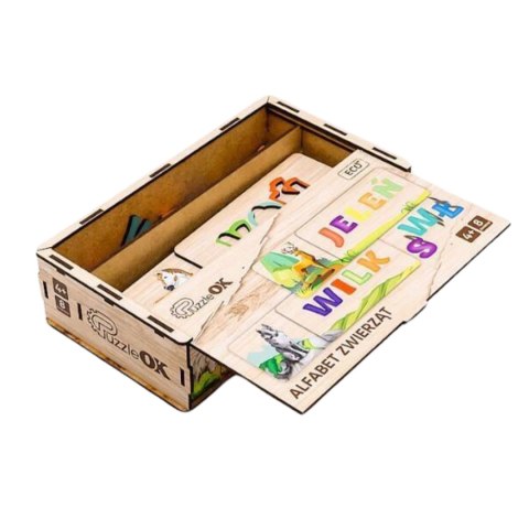 PUZZLE UKŁADANKA ALFABET ZWIERZĄT NAUKA PISANIA CZYTANIA ZWIERZĘTA PUZZLEOK PUZZLE UKŁADANKA ALFABET ZWIERZĄT NAUKA PISANIA CZYTANIA ZWIERZĘTA PUZZLEOK