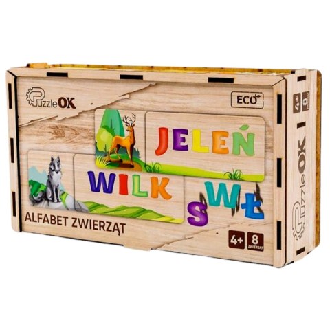 PUZZLE UKŁADANKA ALFABET ZWIERZĄT NAUKA PISANIA CZYTANIA ZWIERZĘTA PUZZLEOK PUZZLE UKŁADANKA ALFABET ZWIERZĄT NAUKA PISANIA CZYTANIA ZWIERZĘTA PUZZLEOK