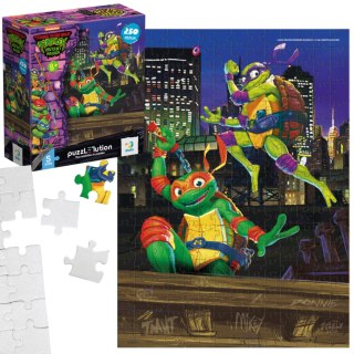 PUZZLE "WOJOWNICZE ŻÓŁWIE NINJA - DONATELLO I MICHELANGELO" 250 ELEMENTÓW DODO
