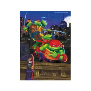 PUZZLE "WOJOWNICZE ŻÓŁWIE NINJA" - "LEONARDO I RAPHAEL" 250 ELEMENTÓW 8+ DODO