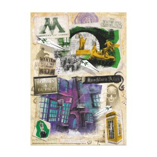 PUZZLE Z MOTYWEM "HARRY POTTER" - "MINISTERSTWO MAGII" 450 ELEMENTÓW 8+ DODO
