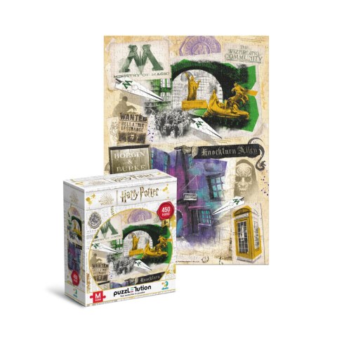 PUZZLE Z MOTYWEM "HARRY POTTER" - "MINISTERSTWO MAGII" 450 ELEMENTÓW 8+ DODO