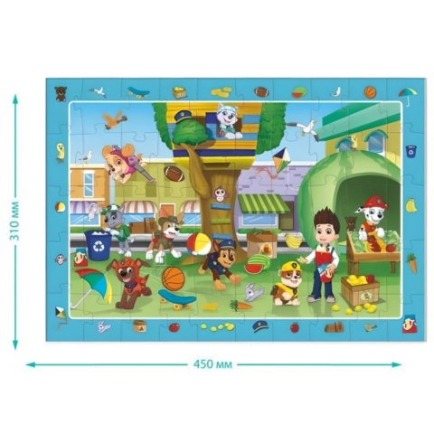 PUZZLE OBSERWACYJNE PAW PSI PATROL ZESTAW DO UKŁADANIA UKŁADANKA 50 ELEMENT DODO