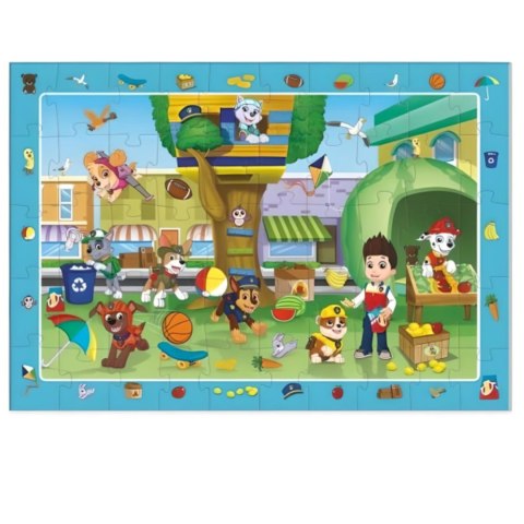 PUZZLE OBSERWACYJNE PAW PSI PATROL ZESTAW DO UKŁADANIA UKŁADANKA 50 ELEMENT DODO