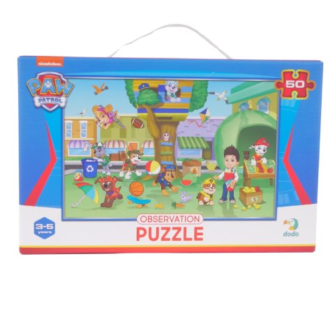 PUZZLE OBSERWACYJNE PAW PSI PATROL ZESTAW DO UKŁADANIA UKŁADANKA 50 ELEMENT DODO