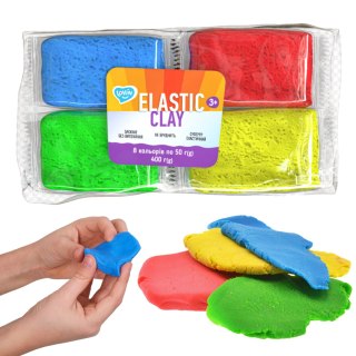ZESTAW CIASTOLINY PLASTELINY DO MODELOWANIA MASA PLASTYCZNA 8 KOLORÓW LOVIN