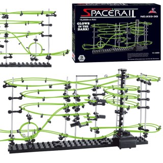 ZESTAW KOSMICZNY TOR KULKOWY KULODROM WINDA PUZZLE KLOCKI 3D MONTESSORI XXL IMPORT PRONICE