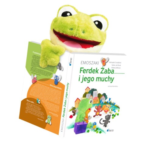 XXL FERDEK ŻABA I JEGO MUCHY ZESTAW EDUKACYJNY NAUKA O EMOCJACH AUTYZM ADHD FERDEK ŻABA I JEGO MUCHY