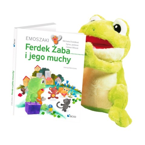 XXL FERDEK ŻABA I JEGO MUCHY ZESTAW EDUKACYJNY NAUKA O EMOCJACH AUTYZM ADHD FERDEK ŻABA I JEGO MUCHY