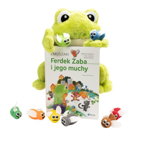 XXL FERDEK ŻABA I JEGO MUCHY ZESTAW EDUKACYJNY NAUKA O EMOCJACH AUTYZM ADHD FERDEK ŻABA I JEGO MUCHY