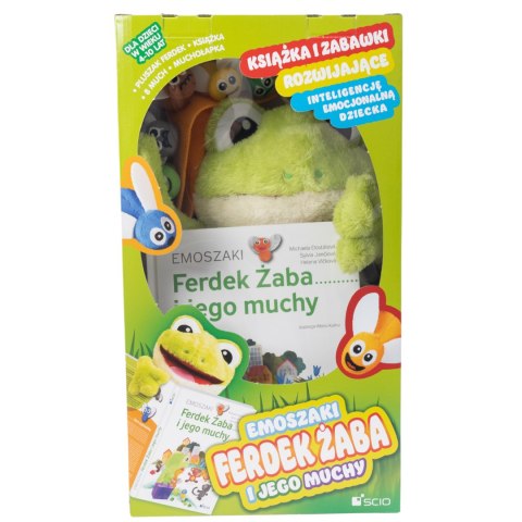 XXL FERDEK ŻABA I JEGO MUCHY ZESTAW EDUKACYJNY NAUKA O EMOCJACH AUTYZM ADHD FERDEK ŻABA I JEGO MUCHY