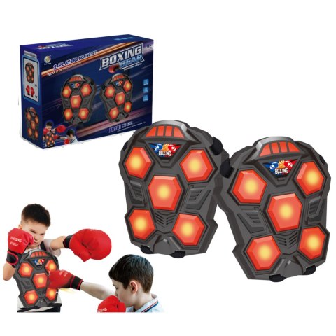 2X ZESTAW BOKSERSKI TRENINGOWY BOKS DLA DZIECI RĘKAWICE TARCZE LED DŹWIĘK IMPORT PRONICE 2X ZESTAW BOKSERSKI TRENINGOWY BOKS DLA DZIECI RĘKAWICE TARCZE LED DŹWIĘK IMPORT PRONICE