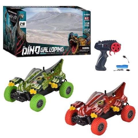 AUTO POJAZD DINOZAUR ZDALNIE STEROWANY GUMOWE OPONY TECHNOLOGIA 2,4G IMPORT PRONICE