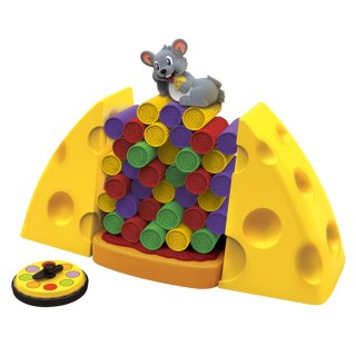 GRA ZRĘCZNOŚCIOWA RODZINNA LOGICZNA MYSZKA JIMMY KOCHA SER FIGURKA WIEŻA IMPORT PRONICE