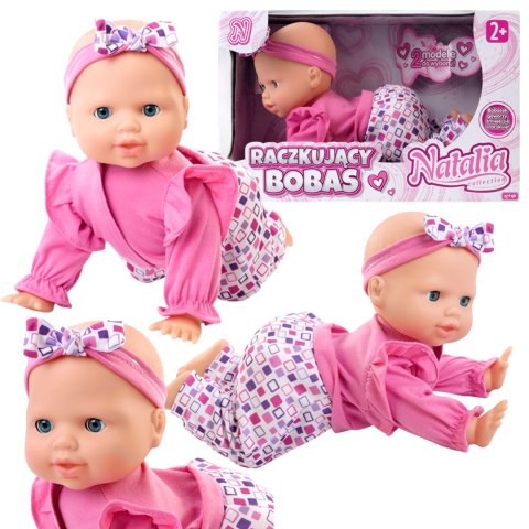 LALKA NATALIA RACZKUJĄCY BOBAS 32 CM ŚMIEJE SIĘ PŁACZE GAWORZY INTERAKTYWNA ARTYK