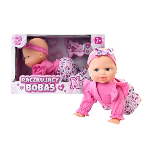 LALKA NATALIA RACZKUJĄCY BOBAS 32 CM ŚMIEJE SIĘ PŁACZE GAWORZY INTERAKTYWNA ARTYK
