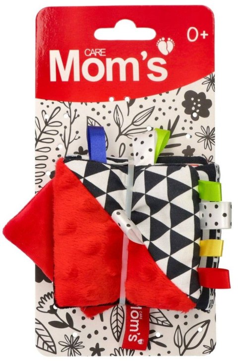 MAŁA KSIĄŻECZKA SENSORYCZNA CZERWONA MATERIAŁOWA MIĘCIUTKA KSIĄŻKA 10 STRON HENCZ TOYS (MOM'S CARE)