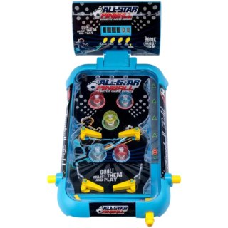 MINI PINBALL GRA ZRĘCZNOŚCIOWA FLIPPER STÓŁ KULKA ŚWIATŁA MUZYKA LICZNIK IMPORT PRONICE