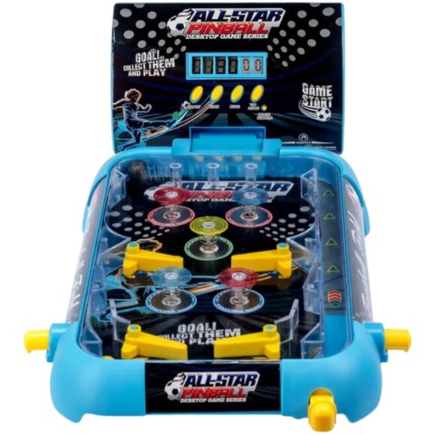 MINI PINBALL GRA ZRĘCZNOŚCIOWA FLIPPER STÓŁ KULKA ŚWIATŁA MUZYKA LICZNIK IMPORT PRONICE
