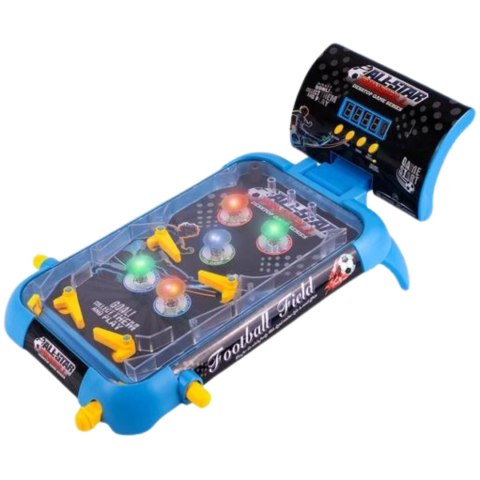 MINI PINBALL GRA ZRĘCZNOŚCIOWA FLIPPER STÓŁ KULKA ŚWIATŁA MUZYKA LICZNIK IMPORT PRONICE