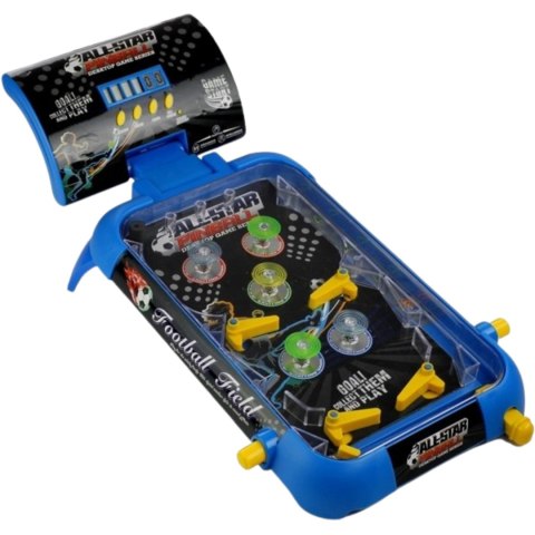 MINI PINBALL GRA ZRĘCZNOŚCIOWA FLIPPER STÓŁ KULKA ŚWIATŁA MUZYKA LICZNIK IMPORT PRONICE