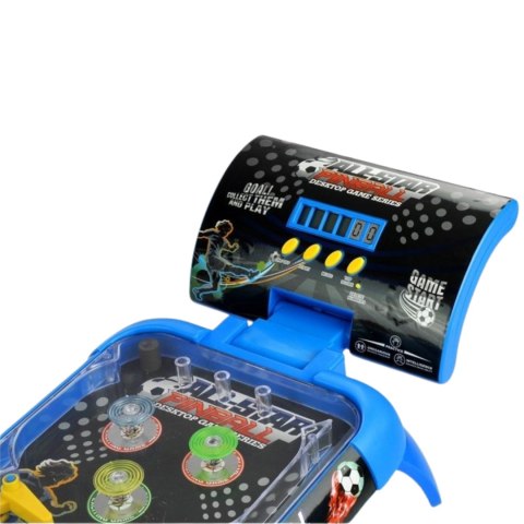 MINI PINBALL GRA ZRĘCZNOŚCIOWA FLIPPER STÓŁ KULKA ŚWIATŁA MUZYKA LICZNIK IMPORT PRONICE