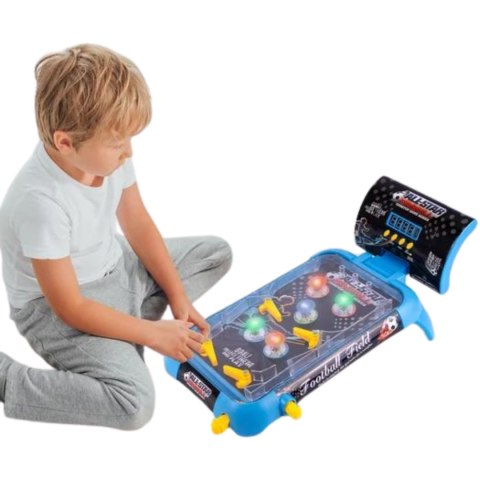 MINI PINBALL GRA ZRĘCZNOŚCIOWA FLIPPER STÓŁ KULKA ŚWIATŁA MUZYKA LICZNIK IMPORT PRONICE