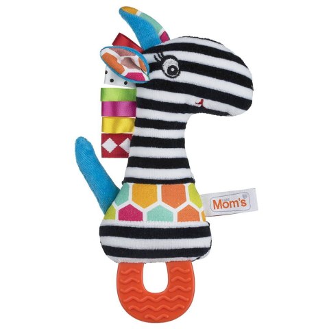 TYMEK PISZCZEK Z GRYZAKIEM ZEBRA ZABAWKA SENSORYCZNA MIĘKKA PISZCZAŁKA HENCZ TOYS (MOM'S CARE) TYMEK PISZCZEK Z GRYZAKIEM ZEBRA ZABAWKA SENSORYCZNA MIĘKKA PISZCZAŁKA HENCZ TOYS (MOM'S CARE)