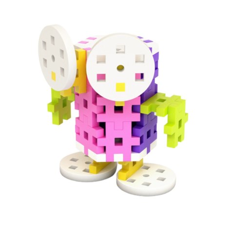 ZESTAW KLOCKÓW KLOCKI KONSTRUKCYJNE EDUKACYJNE PUZZLE WAFLE DLA 100 EL MELI