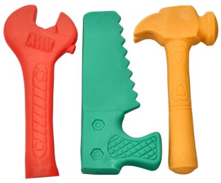 ZESTAW MIĘKKIE NARZĘDZIA PASTELOWE PIŁA MŁOTEK KLUCZ MAŁY MAJSTERKOWICZ HENCZ TOYS (MOM'S CARE)