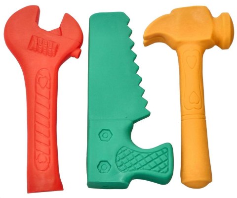 ZESTAW MIĘKKIE NARZĘDZIA PASTELOWE PIŁA MŁOTEK KLUCZ MAŁY MAJSTERKOWICZ HENCZ TOYS (MOM'S CARE)