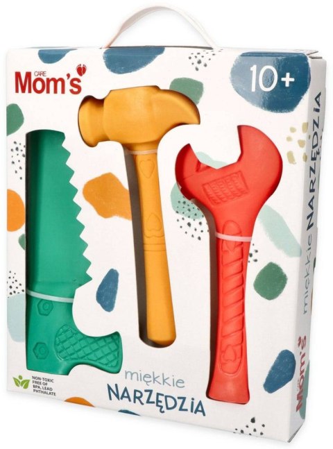 ZESTAW MIĘKKIE NARZĘDZIA PASTELOWE PIŁA MŁOTEK KLUCZ MAŁY MAJSTERKOWICZ HENCZ TOYS (MOM'S CARE)