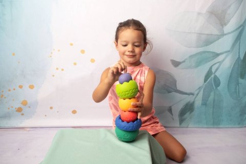 ZESTAW PIRAMIDA SENSORYCZNA PASTELOWA RÓŻNE WIELKOŚCI ZABAWKA EDUKACYJNA HENCZ TOYS (MOM'S CARE) ZESTAW PIRAMIDA SENSORYCZNA PASTELOWA RÓŻNE WIELKOŚCI ZABAWKA EDUKACYJNA HENCZ TOYS (MOM'S CARE)