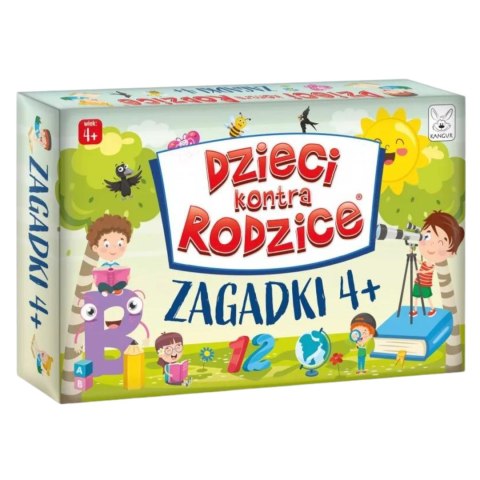GRA EDUKACYJNA "DZIECI KONTRA RODZICE. ZAGADKI" RYSUNKOWE ODPOWIEDZI KANGUR GRA EDUKACYJNA "DZIECI KONTRA RODZICE. ZAGADKI" RYSUNKOWE ODPOWIEDZI KANGUR