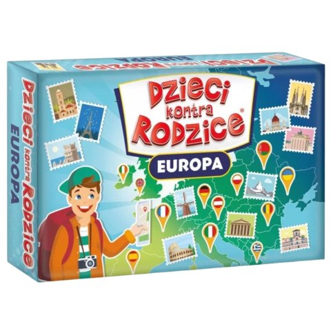 GRA EDUKACYJNA "DZIECI KONTRA RODZICE. EUROPA" PYTANIA ZAGADKI QUIZ WIEDZY KANGUR GRA EDUKACYJNA "DZIECI KONTRA RODZICE. EUROPA" PYTANIA ZAGADKI QUIZ WIEDZY KANGUR