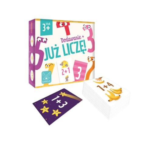 GRA EDUKACYJNA JUŻ LICZĘ 3+ ZAGADKI NAUKA MATEMATYKI RYSUNKI DZIAŁANIA KANGUR GRA EDUKACYJNA JUŻ LICZĘ 3+ ZAGADKI NAUKA MATEMATYKI RYSUNKI DZIAŁANIA KANGUR