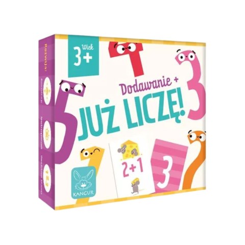 GRA EDUKACYJNA JUŻ LICZĘ 3+ ZAGADKI NAUKA MATEMATYKI RYSUNKI DZIAŁANIA KANGUR GRA EDUKACYJNA JUŻ LICZĘ 3+ ZAGADKI NAUKA MATEMATYKI RYSUNKI DZIAŁANIA KANGUR