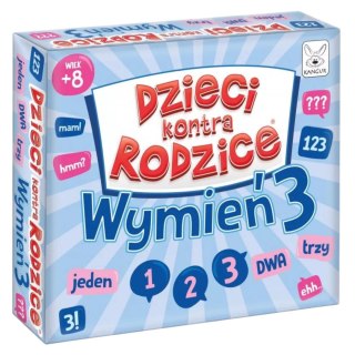 GRA RODZINNA "DZIECI KONTRA RODZICE. WYMIEŃ 3" DYNAMICZNA ROZGRYWKA KANGUR