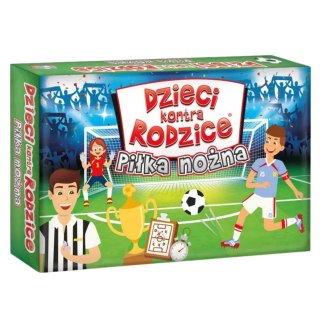 GRA RODZINNA "DZIECI KONTRA RODZICE. PIŁKA NOŻNA" KART Z PYTANIAMI KANGUR