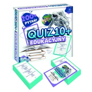 QUIZ WIEDZY 10+ GRA EDUKACYJNA PONAD 200 PYTAŃ CIEKAWOSTKI INFORMACJE KANGUR