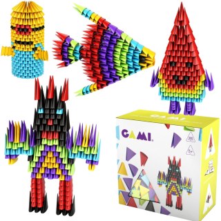 ZESTAW KLOCKÓW KONSTRUKCYJNYCH GAMI 500 ELEMENTÓW ORIGAMI BUDOWANIE MELI