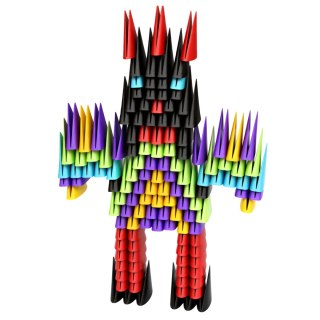 ZESTAW KLOCKÓW KONSTRUKCYJNYCH GAMI 500 ELEMENTÓW ORIGAMI BUDOWANIE MELI