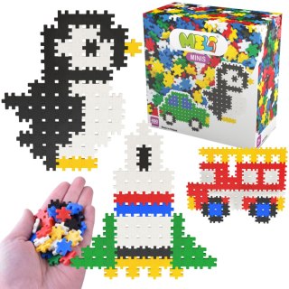 ZESTAW KLOCKÓW KONSTRUKCYJNYCH MINIS 400 ELEMENTÓW PUZZLE INSTRUKCJA MELI