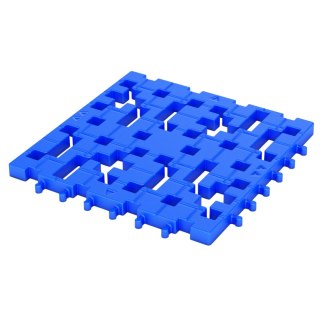 ZESTAW KLOCKÓW PŁYTEK KONSTRUKCYJNYCH BASIC BASEPLATE BLUE 6 ELEMENTÓW MELI