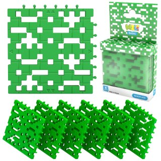 ZESTAW KLOCKÓW PŁYTEK KONSTRUKCYJNYCH BASIC BASEPLATE GREEN 6 ELEMENTÓW MELI