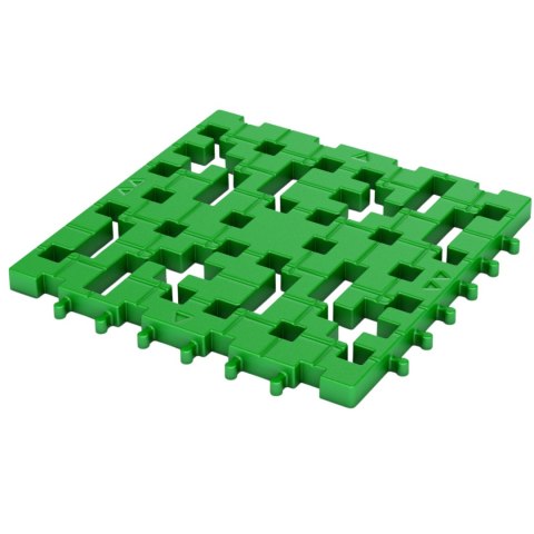 ZESTAW KLOCKÓW PŁYTEK KONSTRUKCYJNYCH BASIC BASEPLATE GREEN 6 ELEMENTÓW MELI