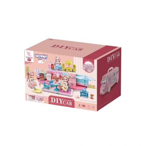 WOOPIE Kamper 2w1 Domek XXL Zestaw dla Lalek Woopie WOOPIE Kamper 2w1 Domek XXL Zestaw dla Lalek Woopie