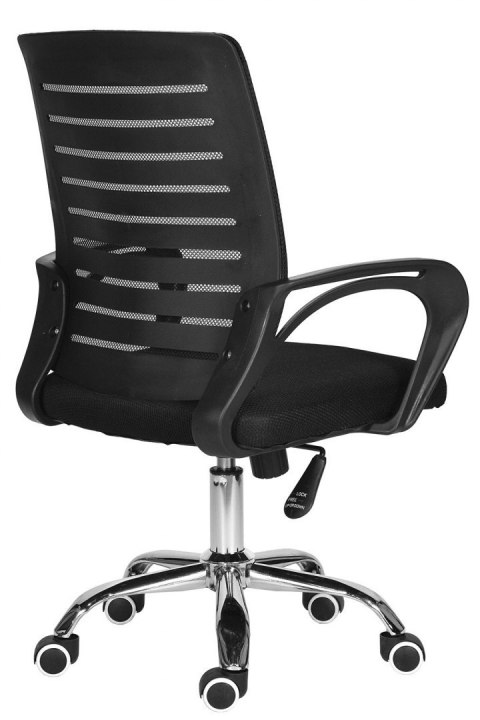 Fotel obrotowy do biurka ARNO BLACK MESH Lugano